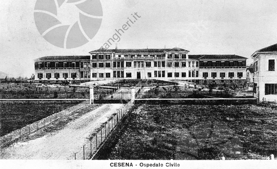 Ospedale civile di Cesena Palazzo viale cancello di recinzione
