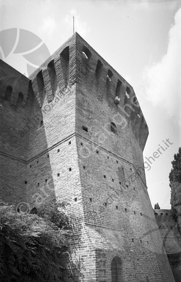 Torrione squadrato rocca Malatestiana di Cesena Torrione mura