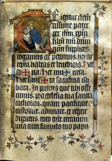 Codice Biblioteca Malatestiana Miniatura