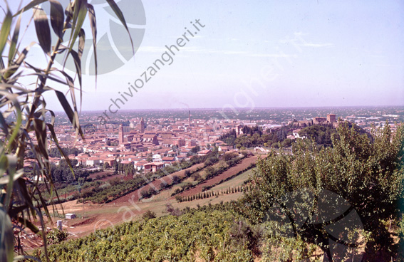 Veduta panoramica di Cesena Vista panorama rocca malatestiana campi coltivati