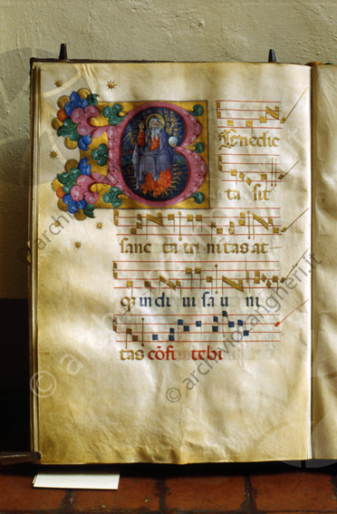Codice antico Biblioteca Malatestiana Miniatura