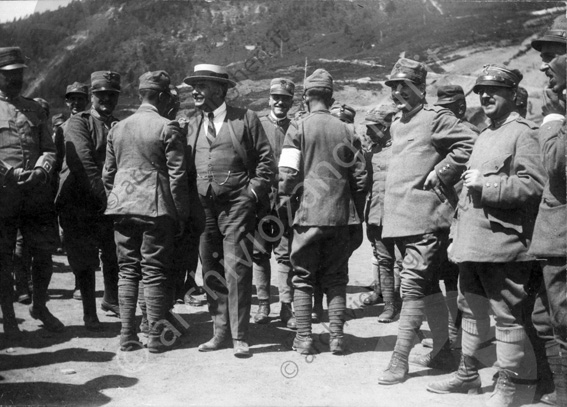 Ubaldo Comandini presso la Brigata Marche : Stelvio Soldati militari fascia bianca