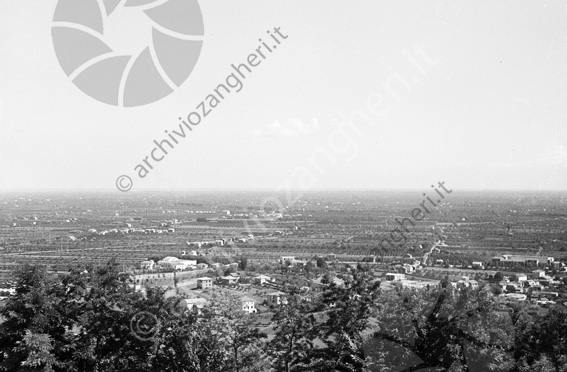 Panoramica dal Monte di Cesena Vista veduta panorama 