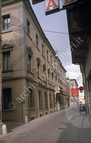 Banca popolare di Cesena esterno Corso Sozzi angolo via Masini 500 palazzo antico