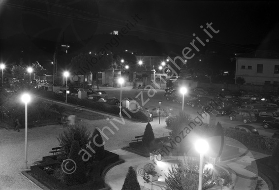 Ippodromo del Savio Ingresso con giardini e parcheggio Notturna rocca malatestiana cancello ingresso parcheggio auto via gramsci alberelli fontana