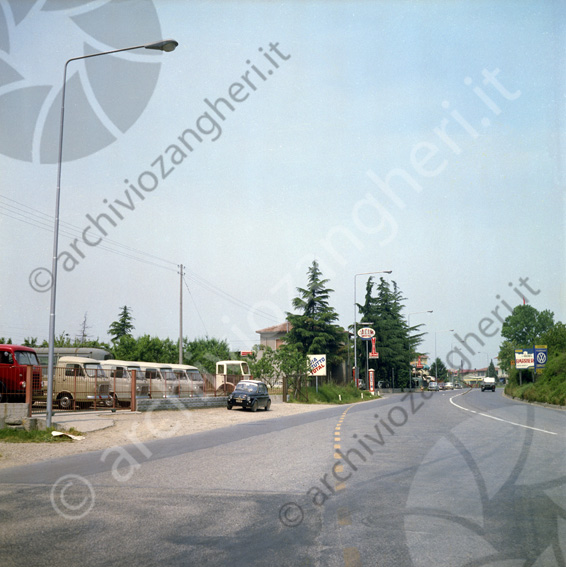 Via Cattaneo Illuminazione stradale Illuminazione stradale Cesena Sacim Total strada furgoni recinzione 500