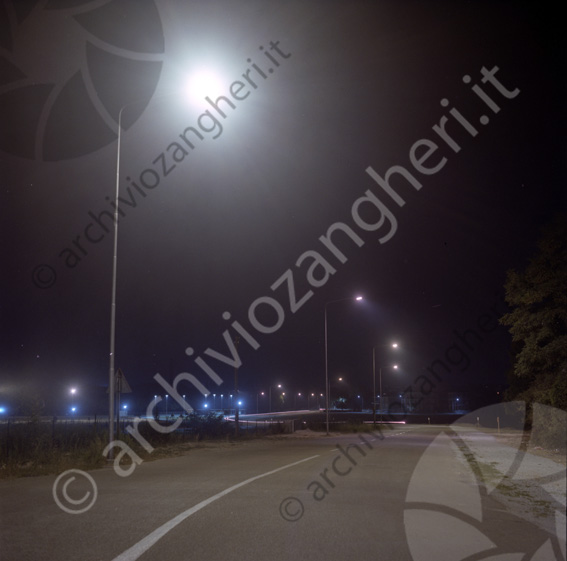 zona ippodromo Illuminazione stradale Cesena strada lampione notturna