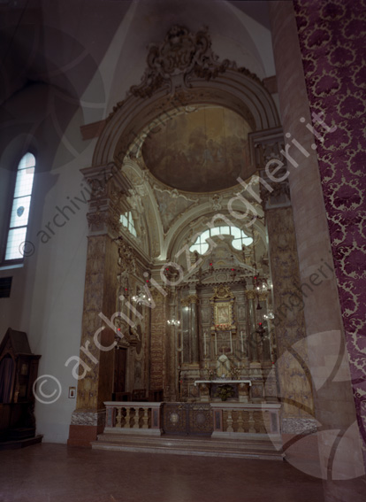 Duomo Cesena Cattedrale di San Giovanni Battista altare cappella Cattedrale di San Giovanni Battista
