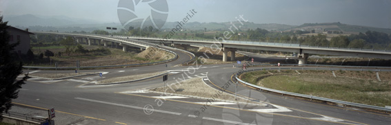 E45 svincolo di Bivio Montegelli Superstrada viadotto