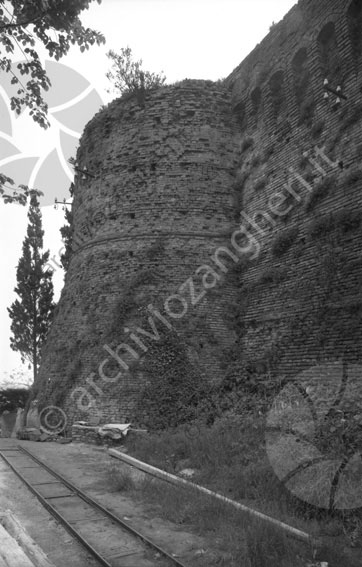 Torrione Rocca Malatestiana di Cesena mura ferrovia