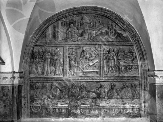 Biblioteca Malatestiana Grande affresco refettorio Ultima cena dipinto 