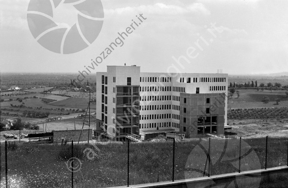 Cantiere costruzione Ospedale di Cesena costruzione edile grezzo panoramica