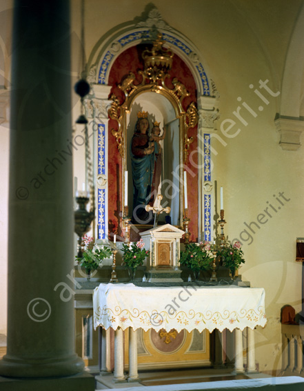 Sirotti Gaudenzi altare Chiesetta della Fratta di S.Vittore altare madonna 