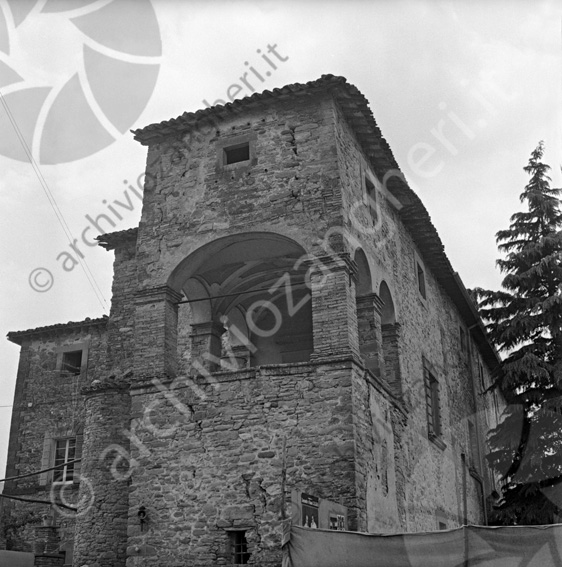 Ristorante Al Piano (Castello del Piano, residenza storica) Sarsina Loggetta veranda antico casale casa padronale