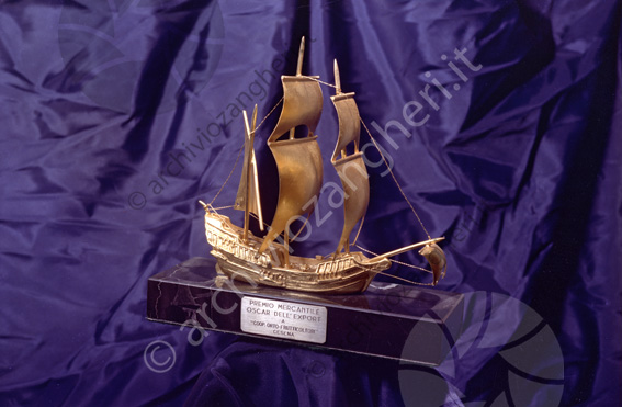 COF caravella d'oro Veliero premio mercantile Oscar dell'export