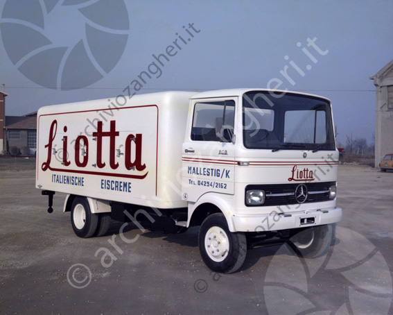 Carrozzeria Romagna camion Liotta camion autocarro mallestig eiscreme
