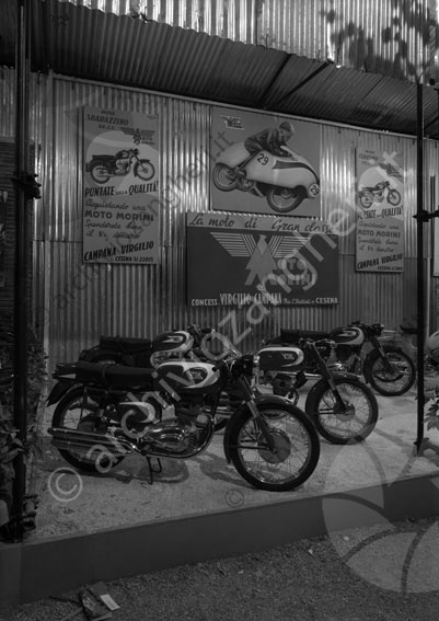 Settimana Cesenate Stand Morini Gildo Campana mostra motori motociclette moto stand esposizione fiera festa 