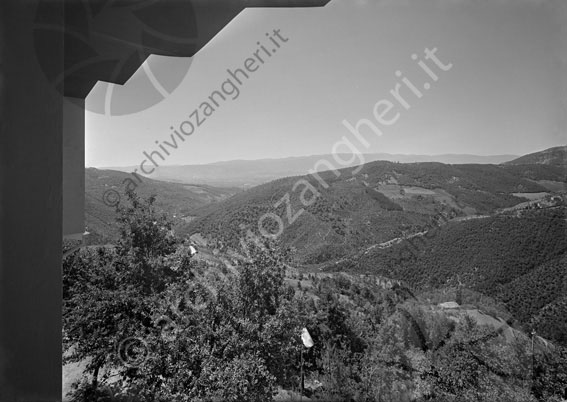 Colonia Villaggio Della Consolata Serravalle (AR) panorama panorama vista colline colli alberi natura 