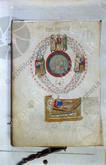 Biblioteca Malatestiana Codice libro antico manoscritto manufatto disegno 
