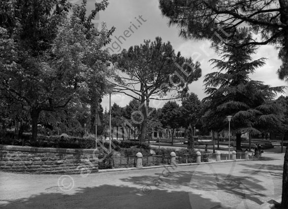 Giardini di S.Piero in Bagno parco giardini pubblici siepe alberi panchine muretto recinzione 
