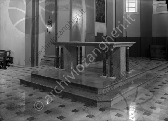 Istituto Artigianelli Altare Cesenatico altare scale tavolo 