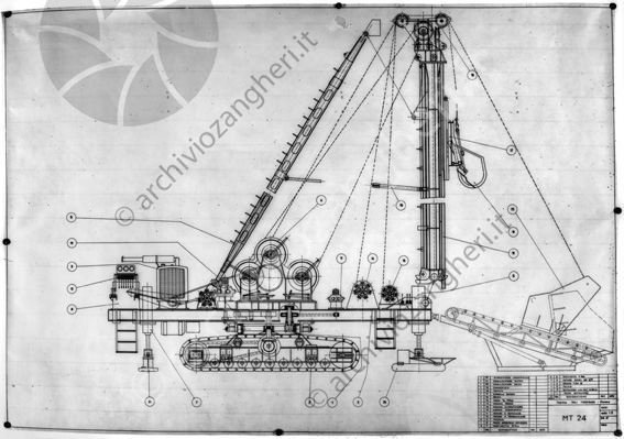 Trevisani disegno tecnico disegno progetto macchinario 
